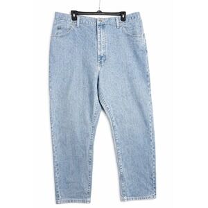 Wrangler Relaxed Fit Jeans Mens 42x30 Blue Denim 97601SB Made in Mexico